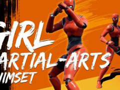 UE少女武侠动画集Girl Martial Arts AnimSet