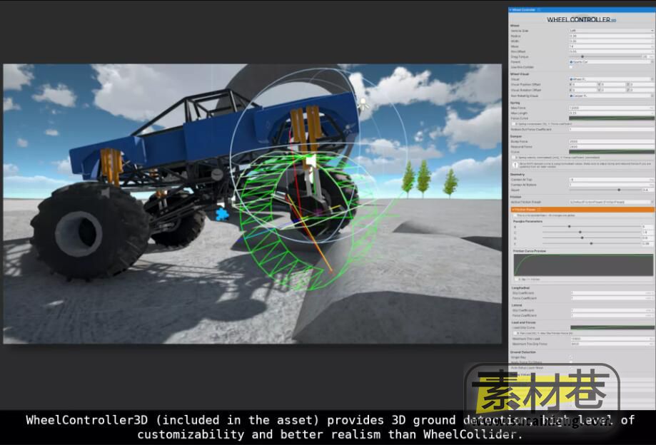 Unity完整车辆物理模拟游戏资源包NWH Vehicle Physics 2  v11.22f