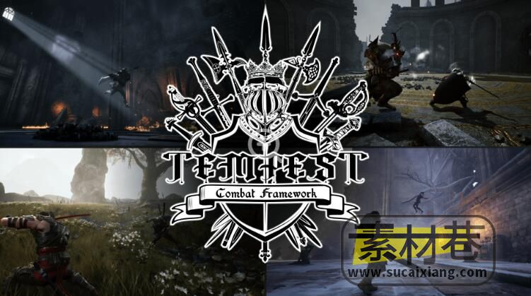 Unreal Engine游戏第三人称战斗动作框架Tempest Combat Framework  v5.1