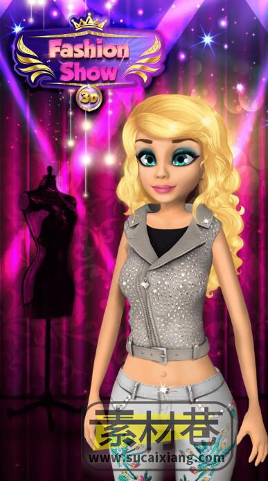 Unity 3D装扮时装秀游戏项目Model Dress up 3D – Fashion Show Game
