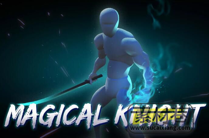 UNITY魔法骑士刀动作库Magical-Knight Set v1.1