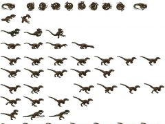 2D恐龙冒险游戏侏罗纪公园3素材