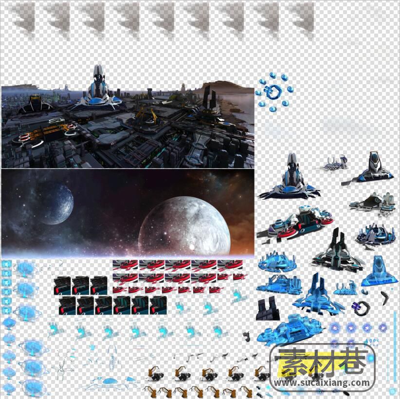 2D星战题材战争策略游戏银河传说素材