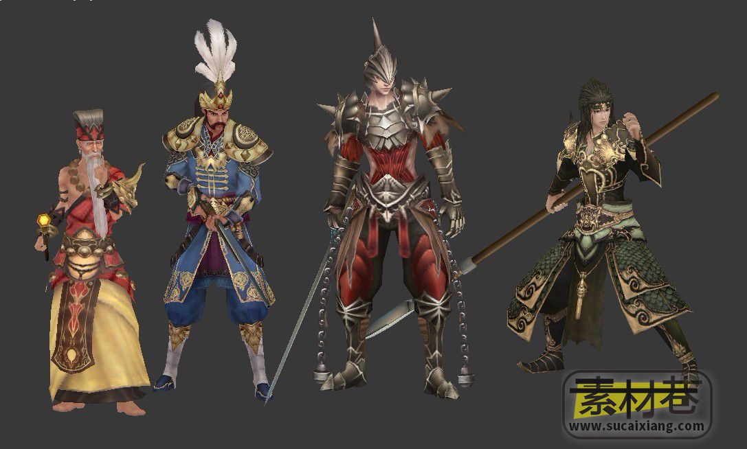 韩国SRPG游戏王者世界人物角色模型集合