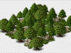 2D游戏树木树林素材