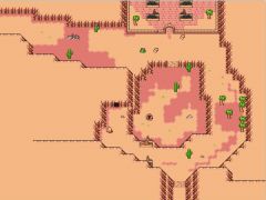 2D沙漠地形场景游戏素材