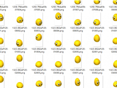 2D黄豆表情动画序列帧游戏素材