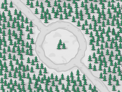 2d塔防游戏树林地图场景素材
