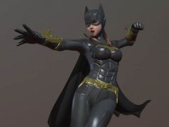 游戏女蝙蝠侠3D模型