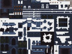 2D像素城堡地下城场景游戏素材