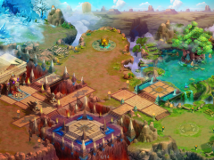 2.5D魔幻角色扮演游戏高清地图场景素材