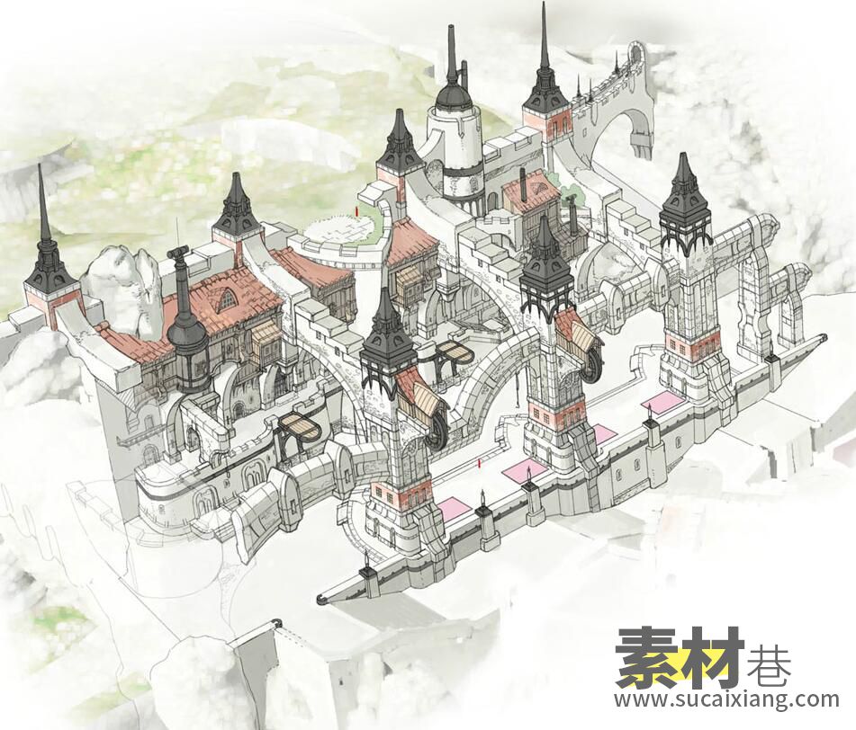 最终幻想14：重生之境游戏美术原画设定集素材
