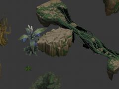 ​仙侠类游戏中常用的石头模型