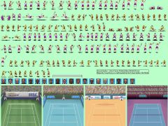 2D打网球游戏素材