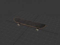 滑板3D模型
