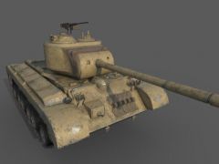 游戏次世代坦克3D模型素材