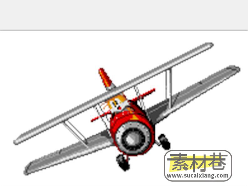 2d复古卡通游戏飞机汽车素材