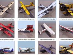 各种老式飞机3D模型集合