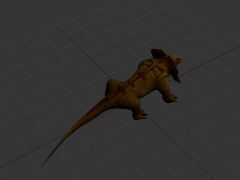 游戏沙漠蜥蜴3D模型