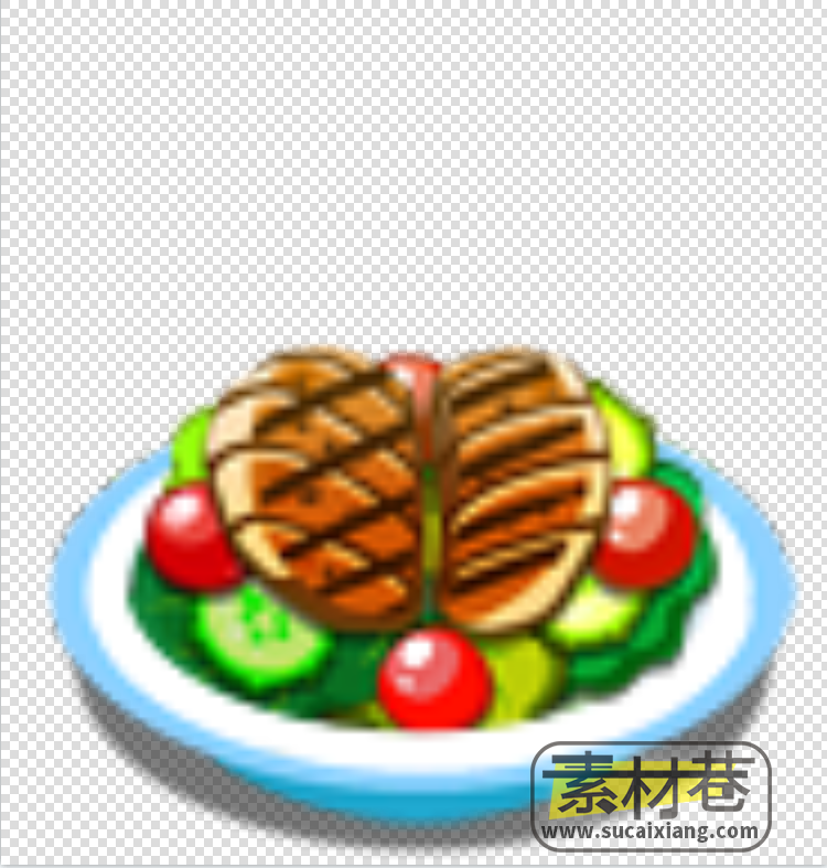 2D各种美食菜品游戏素材