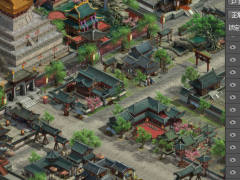 2.5D主城与山顶郊外游戏地图场景素材