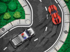 2D俯视角赛车与赛道游戏素材