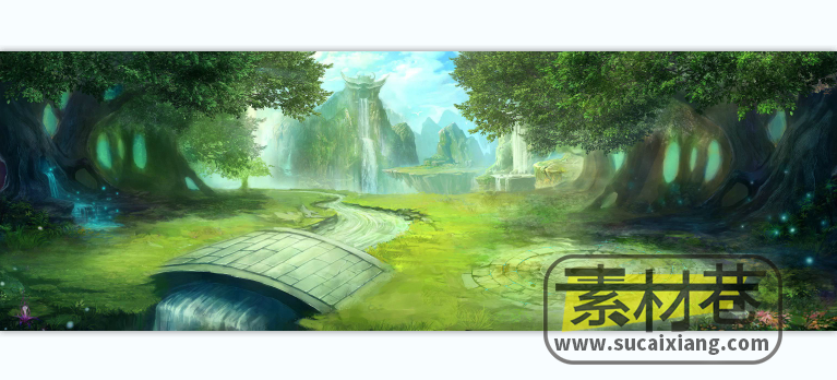 2D三国题材RPG游戏横版场景素材