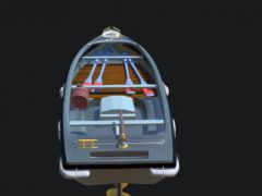 写实风格现代快艇小船3D模型