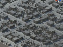 阿拉伯城市房屋建筑大场景3D模型