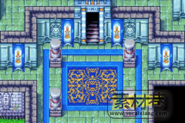 2d角色扮演游戏最终幻想II地图场景素材