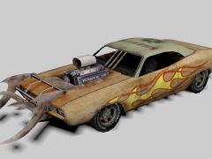 游戏改装暴力汽车3D模型