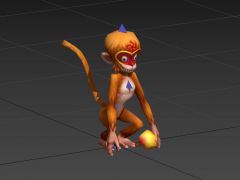 游戏小猴子3D模型