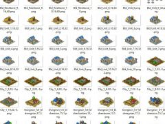 2d策略和模拟经营游戏房屋建筑素材合集