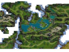 2d古典风格高清大地图游戏场景素材
