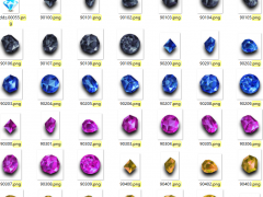 各种水晶宝石钻石游戏图标素材