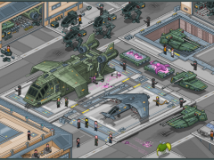 2d像素风格科幻军事基地游戏场景素材