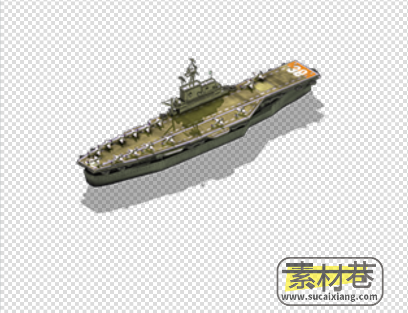 2.5D船舰序列帧游戏素材