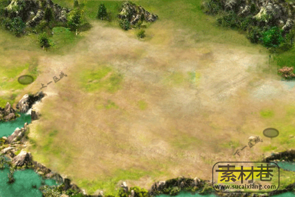 2D三国策略游戏战场地图素材