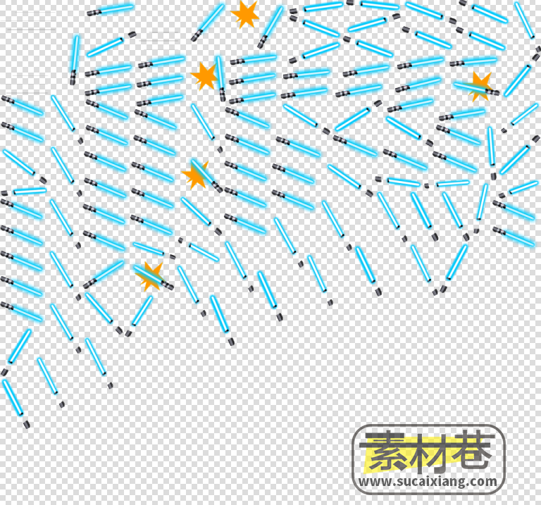 2D雨伞平底锅锤子苍蝇拍常用生活物品游戏素材