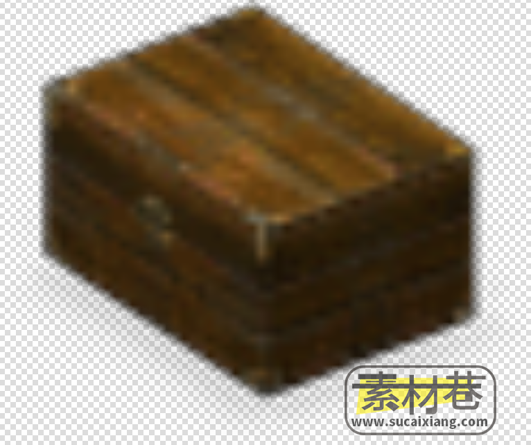 2.5D古代木箱子游戏素材
